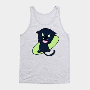 Black Kitty Tank Top